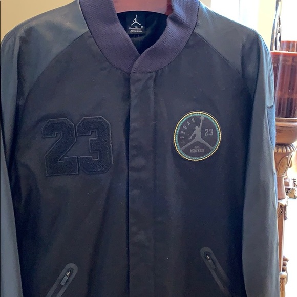 Jordan Jackets & Coats Michael Jordan Retro Leather Jacket Sneakers